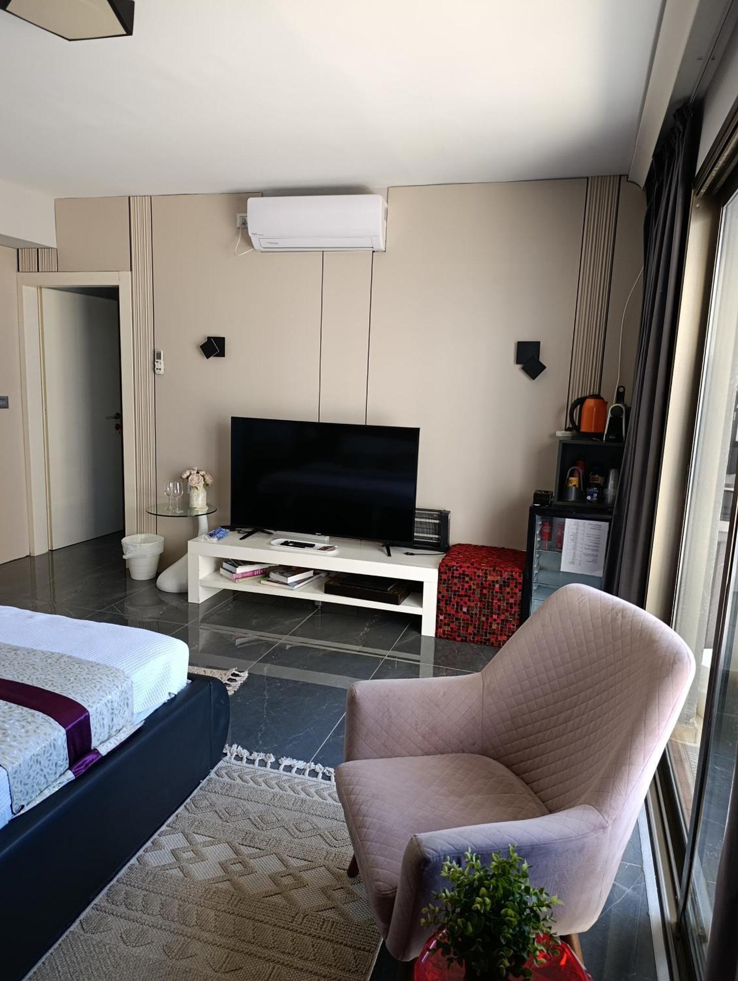 Penthouse Apartment On The Beach 바트얌 객실 사진